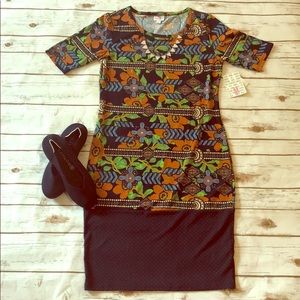 Medium, LuLaRoe “Julia” - Casual pencil dress